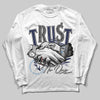 Jordan 3 "Midnight Navy" DopeSkill Long Sleeve T-Shirt Trust No One Graphic Streetwear - White