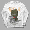 Jordan 5 "Olive" DopeSkill Long Sleeve T-Shirt Money Talks Graphic Streetwear - White