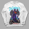 Jordan 6 "Aqua" DopeSkill Long Sleeve T-Shirt New I'm Loving It Graphic Streetwear - White 