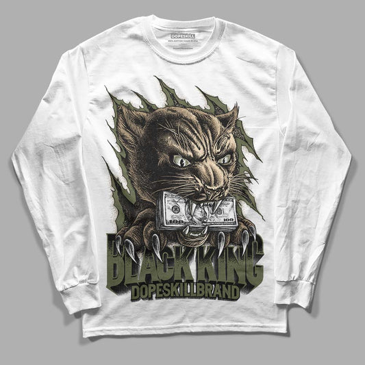 Air Max 90 Ballistic Neutral Olive DopeSkill Long Sleeve T-Shirt Black King Graphic Streetwear - White