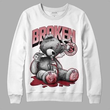 Valentine's Day Collection DopeSkill Sweatshirt Sick Bear Graphic Streetwear - White