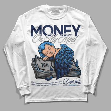 Jordan 3 "Midnight Navy" DopeSkill Long Sleeve T-Shirt MOMM Graphic Streetwear - White