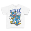 Royal Blue Sneakers DopeSkill Toddler Kids T-shirt Money Callin' Graphic Streetwear - White 