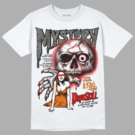 Jordan 3 Retro Fire Red DopeSkill T-Shirt Mystery Ghostly Grasp Graphic Streetwear - White