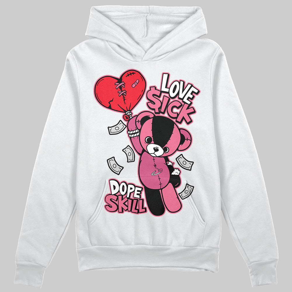 Diesel Pink S - Serendipity Pro-X1 Trainers DopeSkill Hoodie Sweatshirt Love Sick Graphic Streetwear - White