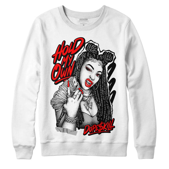 Black and White Sneakers DopeSkill Sweatshirt New H.M.O Graphic Streetwear - White