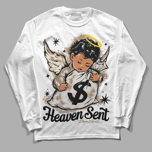 Jordan 5 SE “Sail” DopeSkill Long Sleeve T-Shirt Heaven Sent Graphic Streetwear - White