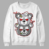 Grey Sneakers DopeSkill Sweatshirt New Double Bear Graphic Streetwear - White 