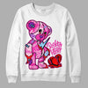 Pink Sneakers DopeSkill Sweatshirt Broken Heart Graphic Streetwear - White