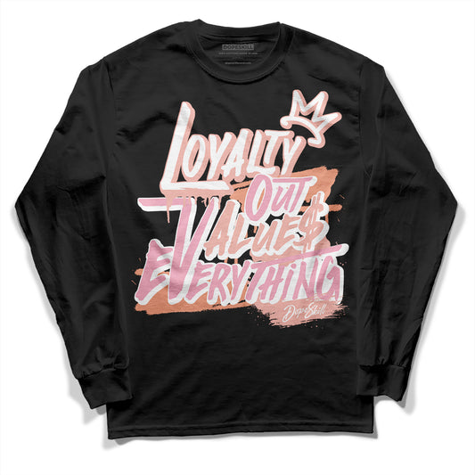 Jordan 11 Low “Legend Pink” DopeSkill Long Sleeve T-Shirt LOVE Graphic Streetwear - Black