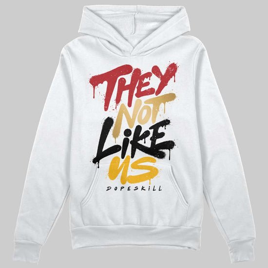 Jordan 12 Retro 'Taxi' 2025 DopeSkill Hoodie Sweatshirt They Not Like Us Graphic Streetwear - White