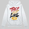 Jordan 12 Retro 'Taxi' 2025 DopeSkill Hoodie Sweatshirt They Not Like Us Graphic Streetwear - White