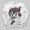 Jordan 4 “Fear” DopeSkill Long Sleeve T-Shirt Nevermind Graphic Streetwear - White