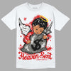 Jordan 3 Retro Fire Red DopeSkill T-Shirt Heaven Sent Graphic Streetwear - White