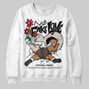 Adidas Samba OG White Black Clear Granite DopeSkill Sweatshirt No Fake Love Graphic Streetwear - White