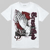 Jordan 5 Retro Burgundy (2023) DopeSkill T-Shirt Trust God Graphic Streetwear - White 