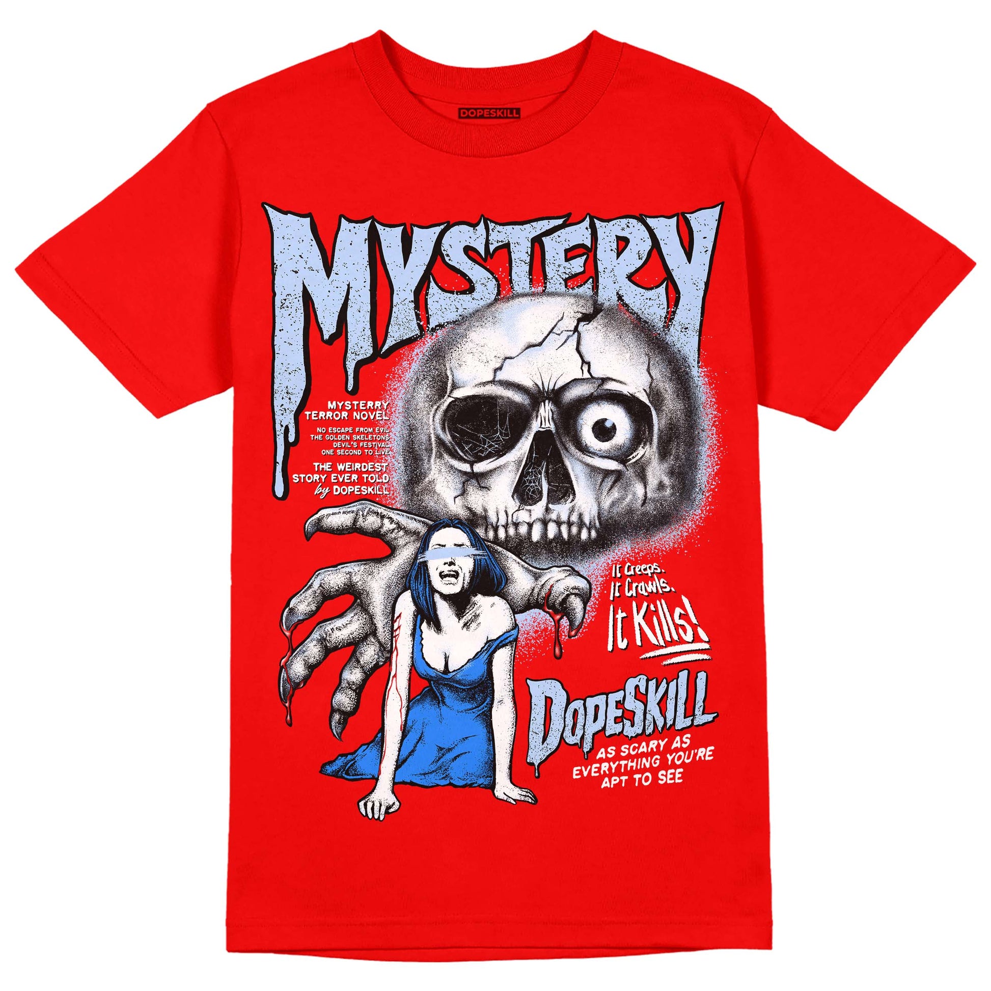 Jordan 11 Retro Cherry DopeSkill Varsity Red T-Shirt Mystery Ghostly Grasp Graphic Streetwear