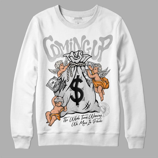 Dunk Low Cool Grey DopeSkill Sweatshirt Money Bag Coming Up Graphic Streetwear - White 