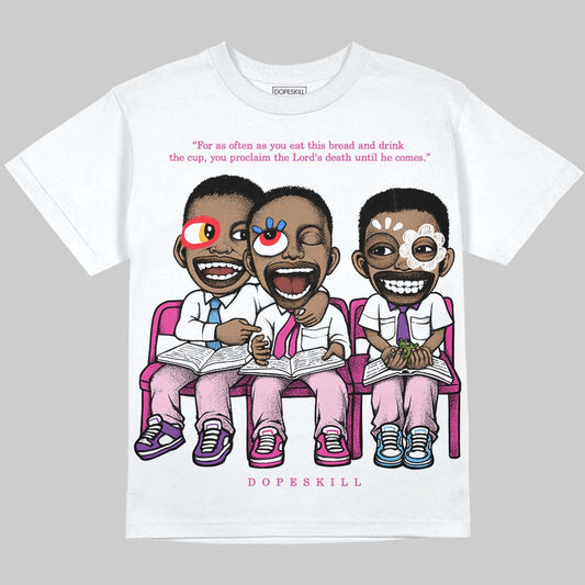 Pink Sneakers DopeSkill Oversize Print T-Shirt First Sunday Graphic Streetwear