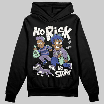 Jordan 1 Retro Low OG Zion Williamson Voodoo Alternate DopeSkill Hoodie Sweatshirt No Risk No Story Graphic Streetwear - Black