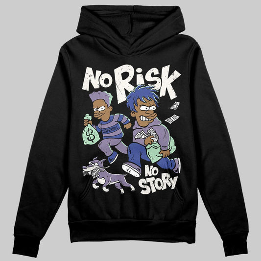 Jordan 1 Retro Low OG Zion Williamson Voodoo Alternate DopeSkill Hoodie Sweatshirt No Risk No Story Graphic Streetwear - Black