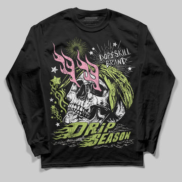 Chase B x Travis Scott x Jordan Jumpman Jack DopeSkill Long Sleeve T-Shirt Drip Season Graphic Streetwear - Black