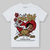 Jordan 4 Retro “Pizza” DopeSkill Toddler Kids T-shirt No Fake Love Graphic Streetwear - White