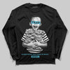 Jordan 11 Retro Gamma Blue (2025) DopeSkill Long Sleeve T-Shirt Scared Money Don't Make No Money Graphic Streetwear - Black