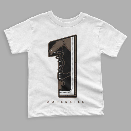 Jordan 1 Retro High OG Palomino DopeSkill Toddler Kids T-shirt No.1 Graphic Streetwear - White