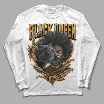 Jordan 13 Wheat 2023 DopeSkill Long Sleeve T-Shirt New Black Queen Graphic Streetwear - White