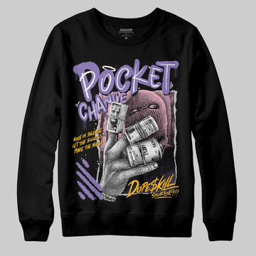 Jordan 11 "Mojave" DopeSkill Sweatshirt Pocket Change Graphic Streetwear - Black