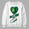 Jordan 5 “Lucky Green” DopeSkill Sweatshirt Self Made  Graphic Streetwear - White 