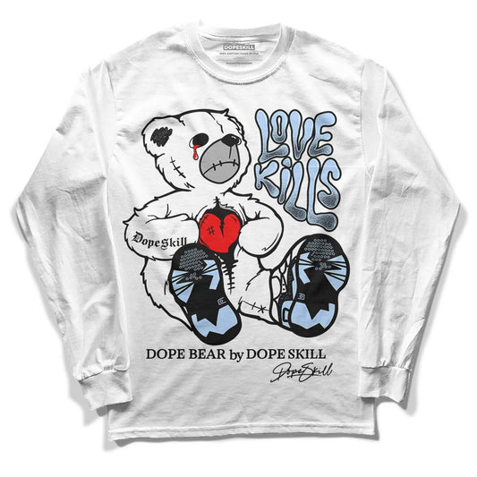 Jordan 6 “Reverse Oreo” DopeSkill Long Sleeve T-Shirt Love Kills Graphic Streetwear - White