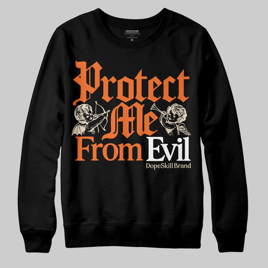 Jordan 3 “Starfish” DopeSkill Sweatshirt Protect Me From Evil Graphic Streetwear - Black