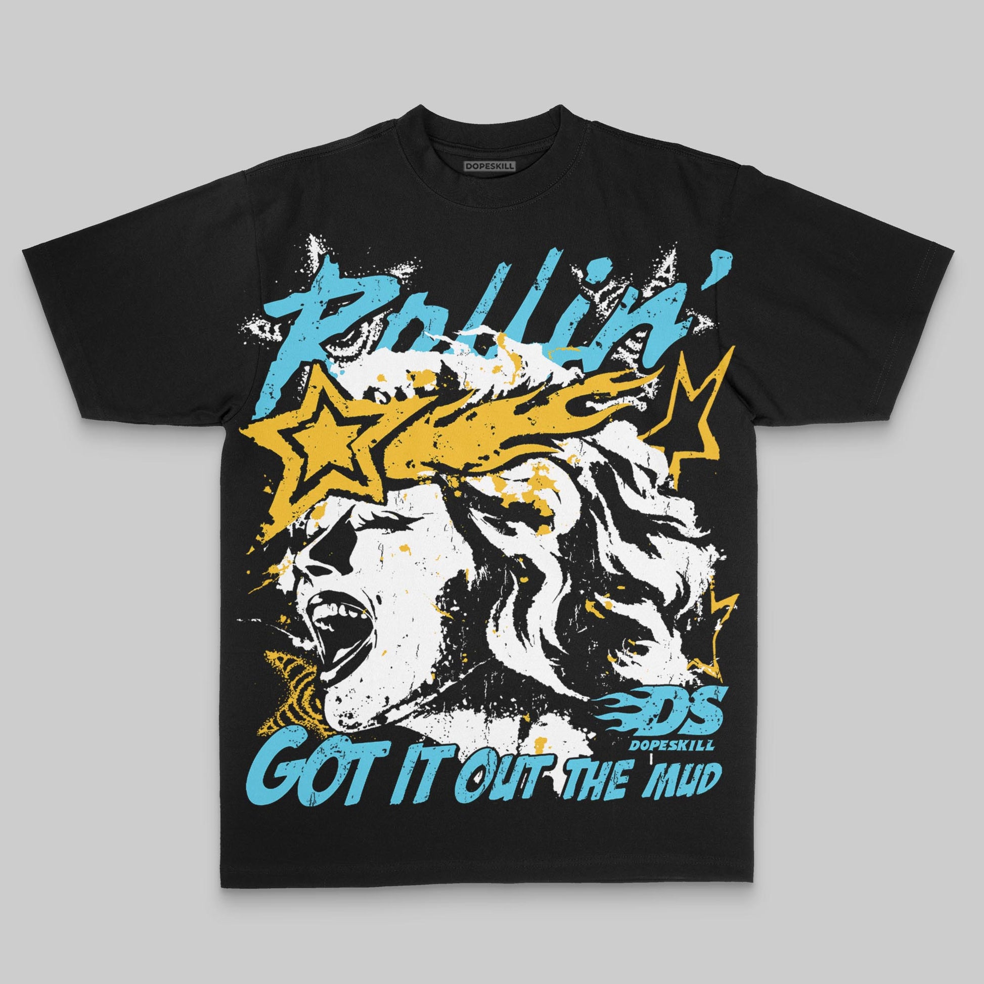 Gamma 11s DopeSkill Oversize Print T-Shirt Got It Out The Mud Graphic