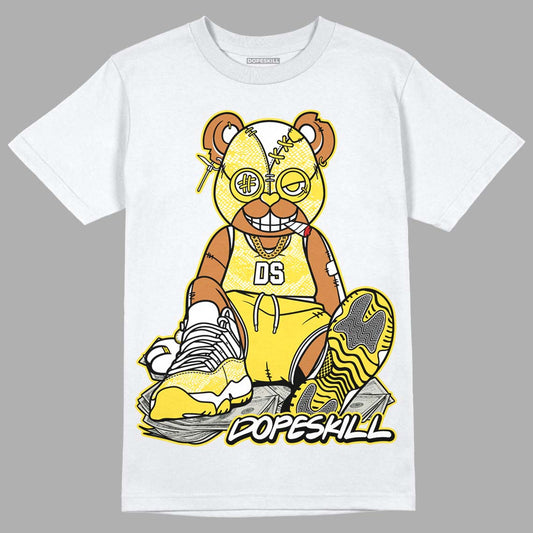 Jordan 11 Low 'Yellow Snakeskin' DopeSkill T-Shirt Greatest Graphic Streetwear - White