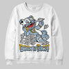 Jordan 40 “Blue Suede” DopeSkill Sweatshirt Born To Be Rich Graphic Streetwear - White 