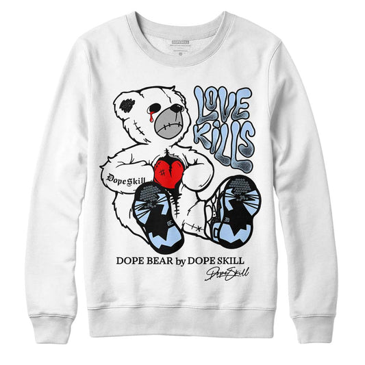 Jordan 6 “Reverse Oreo” DopeSkill Sweatshirt Love Kills Graphic Streetwear - White