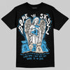 Jordan 1 High OG “UNC” Reimagined DopeSkill T-Shirt Angels Graphic Streetwear - Black