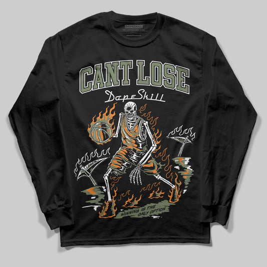 Jordan 4 Retro OG SP Undefeated (2025) DopeSkill Long Sleeve T-Shirt Cant Lose Graphic Streetwear - black