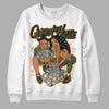 Jordan 5 "Olive" DopeSkill Sweatshirt Queen Of Hustle Graphic Streetwear - White