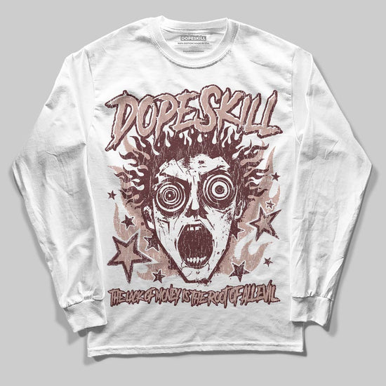 Jordan 11 “China” DopeSkill Long Sleeve T-Shirt Root of Evil Graphic Streetwear - White