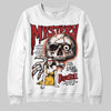 Nigel Sylvester x Air Jordan 4 ‘Brick by Brick’ DopeSkill Sweatshirt Mystery Ghostly Grasp Graphic Streetwear - White