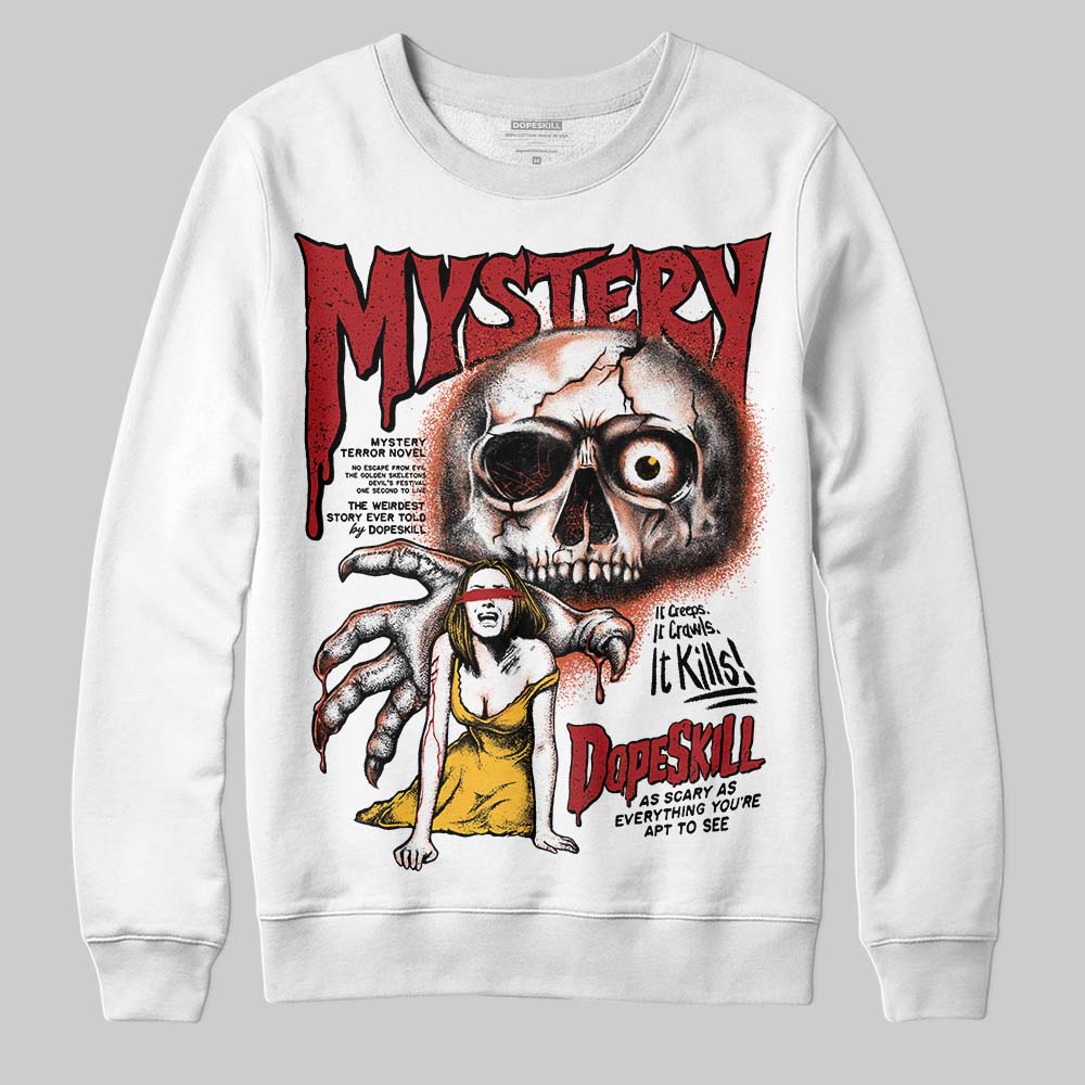 Nigel Sylvester x Air Jordan 4 ‘Brick by Brick’ DopeSkill Sweatshirt Mystery Ghostly Grasp Graphic Streetwear - White