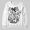 Jordan 4 “Fear” DopeSkill Sweatshirt Real Y2K Players Graphic Streetwear - White