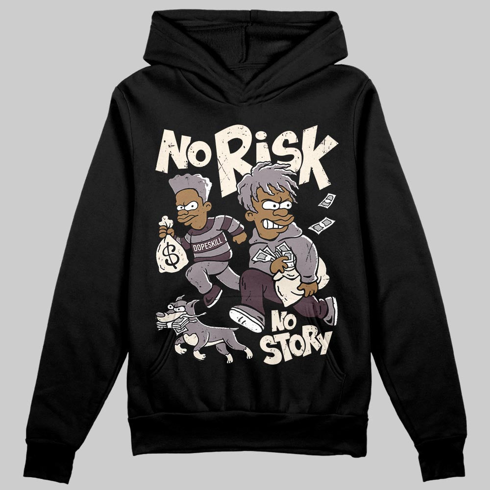 A Ma Maniére x Air Jordan 6 Retro “Smoky Mauve”⁠ DopeSkill Hoodie Sweatshirt No Risk No Story Graphic Streetwear - Black