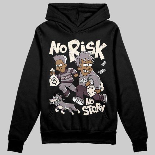 A Ma Maniére x Air Jordan 6 Retro “Smoky Mauve”⁠ DopeSkill Hoodie Sweatshirt No Risk No Story Graphic Streetwear - Black
