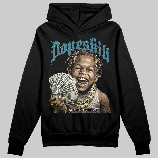 Jordan 3 GS “We Outside” DopeSkill Hoodie Sweatshirt Money Loves Me Graphic Streetwear - Black