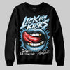 Jordan 11 Retro Legend Blue DopeSkill Sweatshirt Lick My Kicks Graphic Streetwear - Black