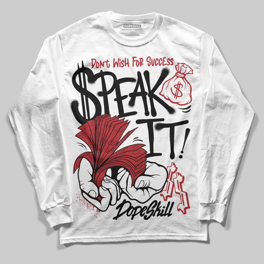 Jordan 14 Golf “Last Shot” DopeSkill Long Sleeve T-Shirt Speak It Graphic Streetwear - White